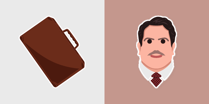 Cute Cursor - Jacob Kowalski Suitcase