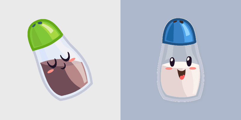 Cute Cursor Pack: Salt & Pepper Duo