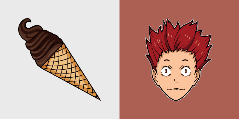 Haikyuu! Cute Volleyball & Chocolate Delight Mouse Cursor