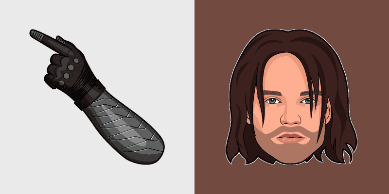 Custom Cursor Pack - Winter Soldier Bucky Barnes