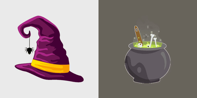 Cute Witch's Cursor Pack