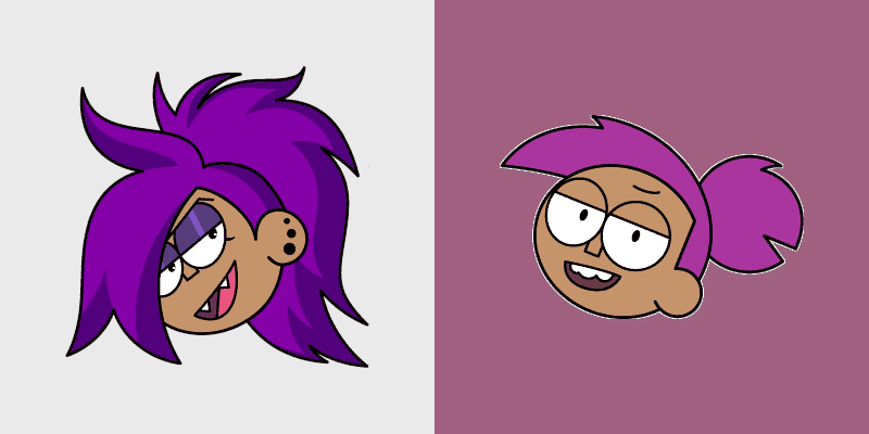 Custom Cursor Pack - OK K.O! Enid & Turbo