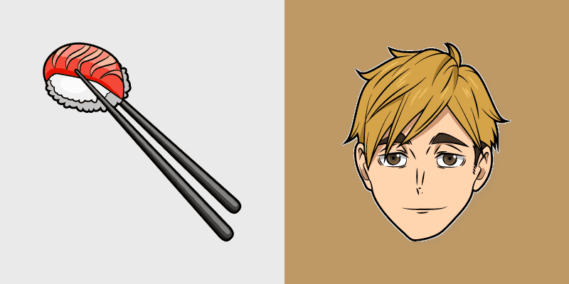 Haikyuu Cute Cursor Pack: Atsumu Miya and Fatty Tuna