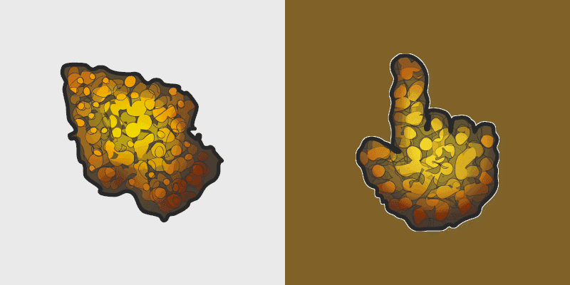 Custom Cursor Pack - Enchanted Glowstone