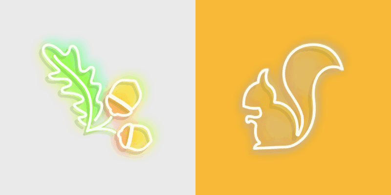 Neon Cute Mouse Cursor Pack