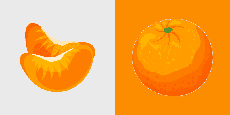 Custom Cursor Mandarin Delight