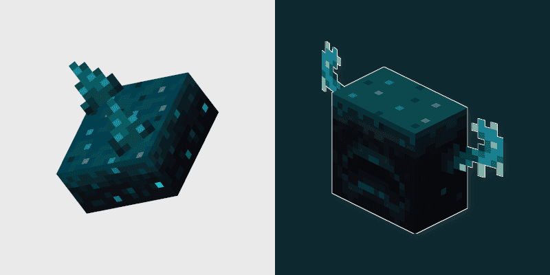 Custom Cursor Pack - Minecraft Warden & Sculk