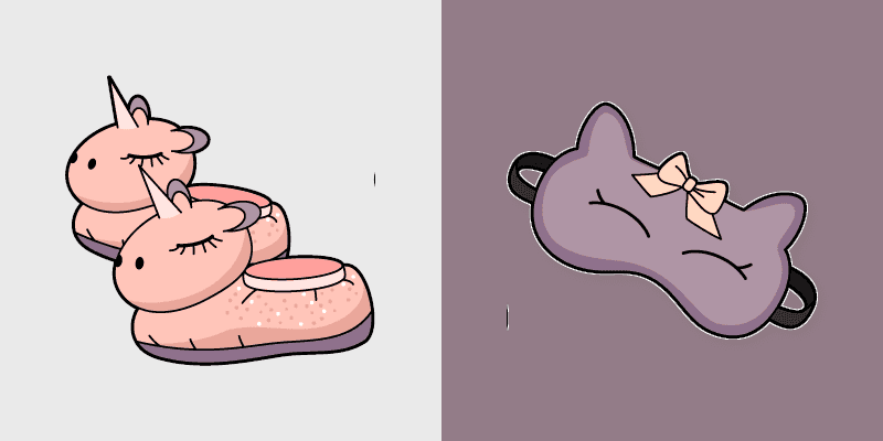 Cute Cursor Pack - Enchanted Cat & Unicorn Slippers