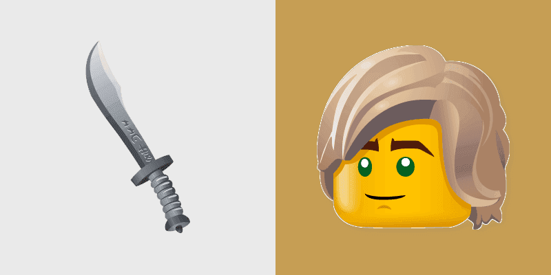 Ninja Cursor Pack - Lloyd Garmadon and Sword