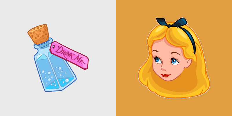 Alice in Wonderland Cute Cursor Pack