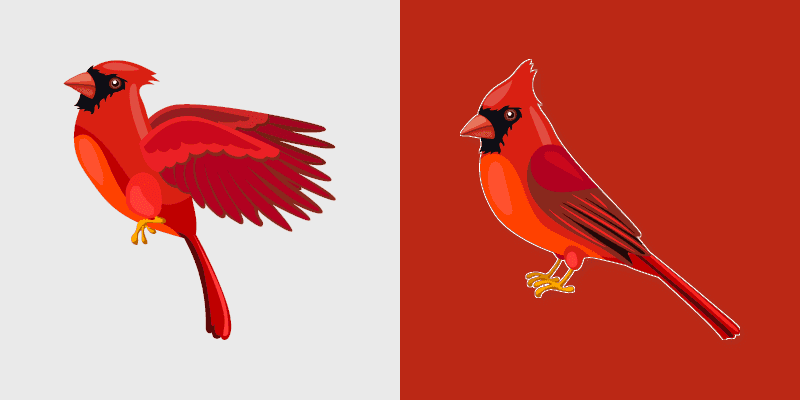 Cute Cursor Pack - Cardinal