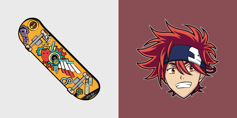 Custom Cursor Pack - SK8 Infinity Reki Kyan