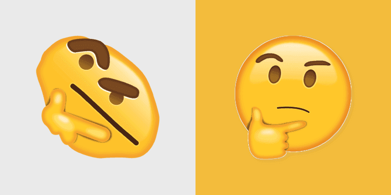 Cute Cursor Pack - Thinking Emoji Mouse