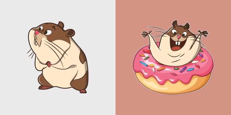 Cute Hamster Cursor Pack