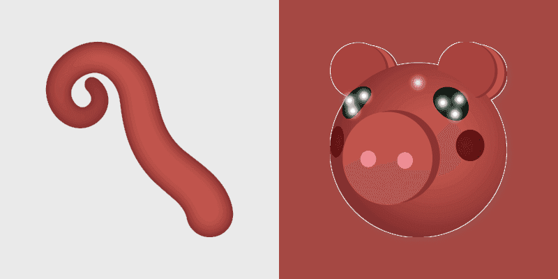 Cute Cursor Pack - Piggy Parasee