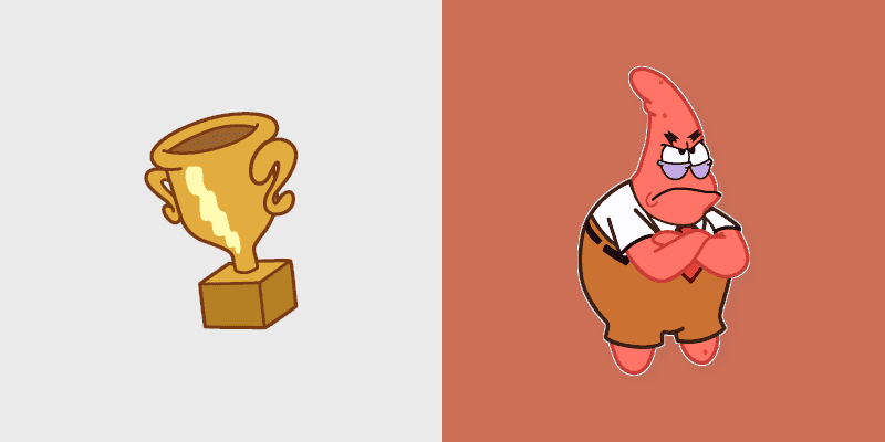 Custom Cursor Pack - SpongeBob's Patrick Award Quest