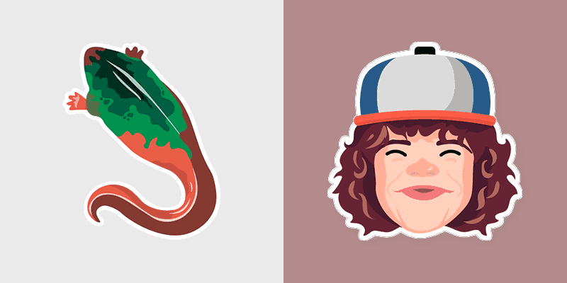 Cute Cursor - Stranger Things Dustin Demogorgon