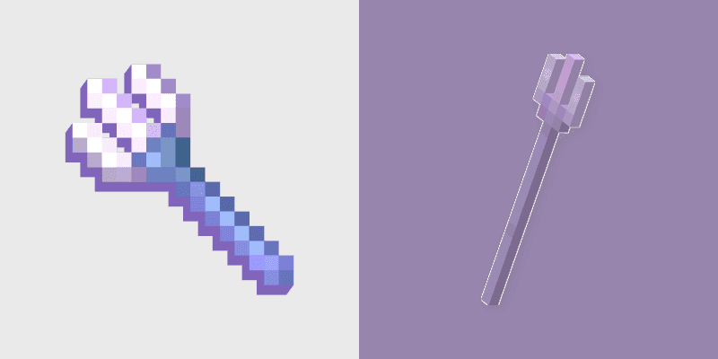 Custom Cursor Pack for Minecraft Enchanted Trident
