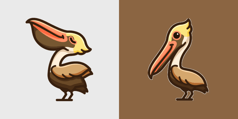 Cute Cursor Pack - Inspired by the Graceful Brown Pelican
