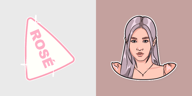 Custom Blackpink Rose Cursor Pack