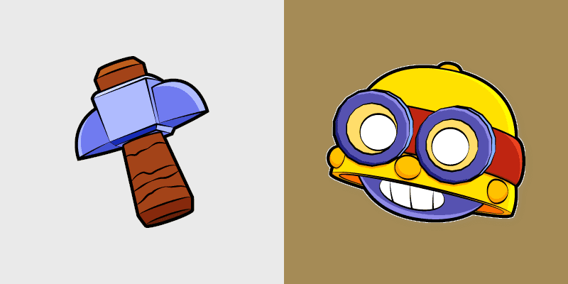 Custom Cursor Pack - Brawl Stars Carl Theme