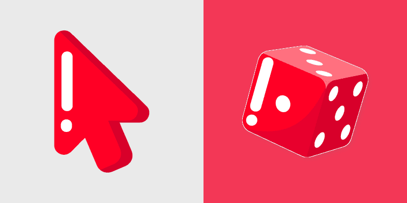 Custom Cursor Pack - Dice Delight