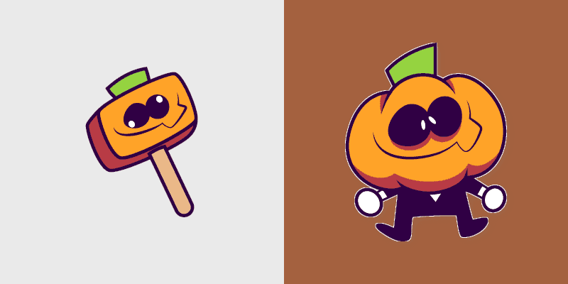 Cute Cursor Pack - Spooky Skid