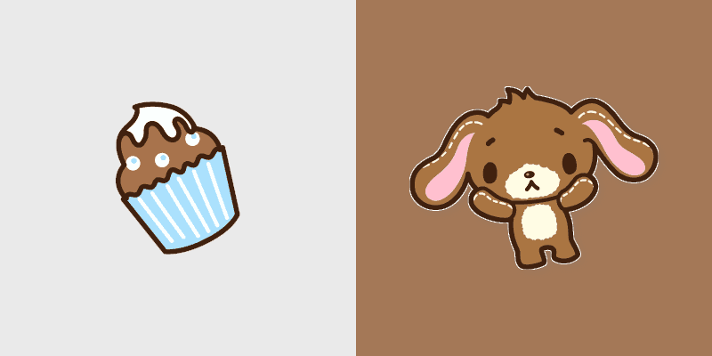 Cute Cursor Kurousa and Cake