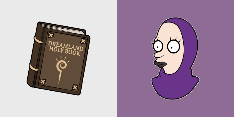 Cute Cursor Pack - Arch-Druidess and Holy Book