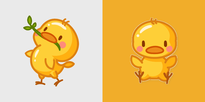 Cute Cursor Pack with Duck