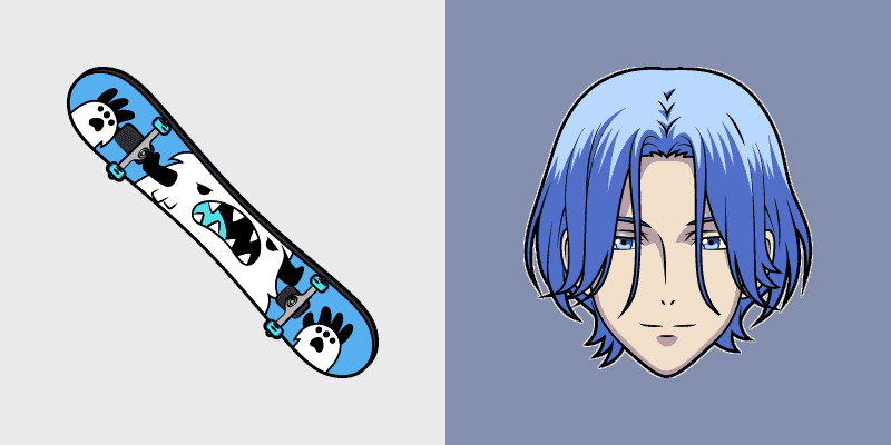 Cute Cursor with SK8 the Infinity Langa