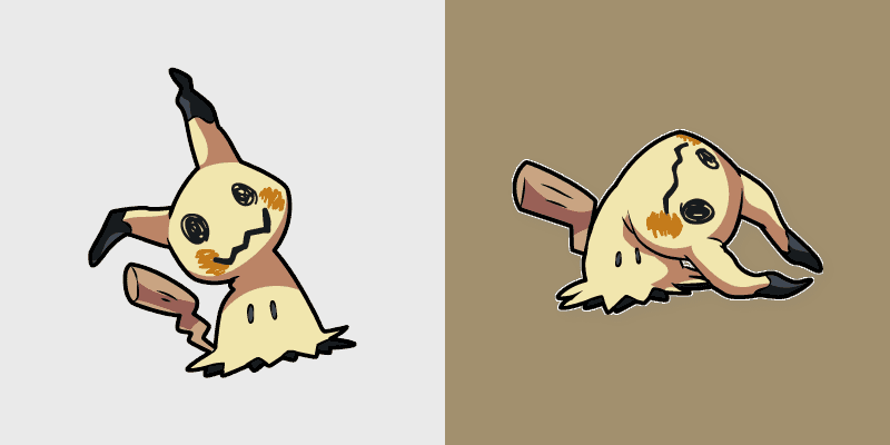 Cute Mimikyu Cursor Pack