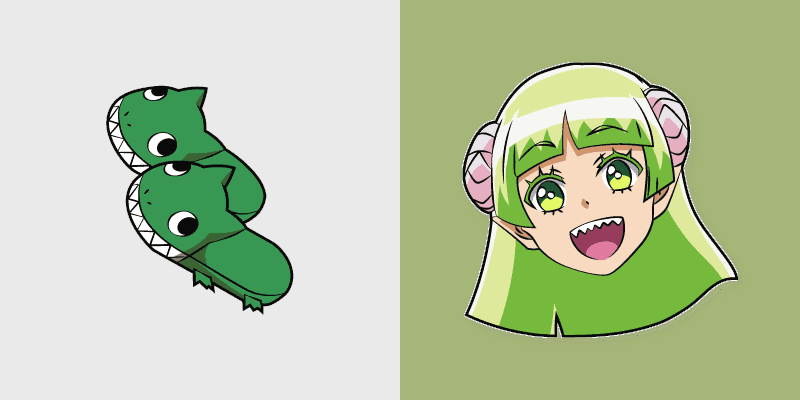 Custom Cursor Pack - Demon School Valac Clara & Slippers