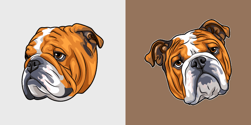English Bulldog Cursor Pack