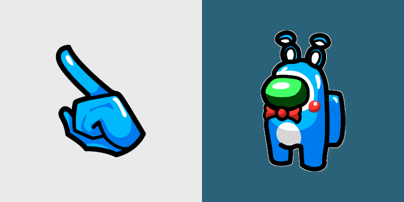 Among Us Cute Mouse Cursor Pack