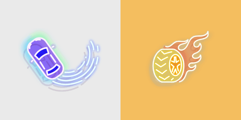 Neon Cute Cursor Pack