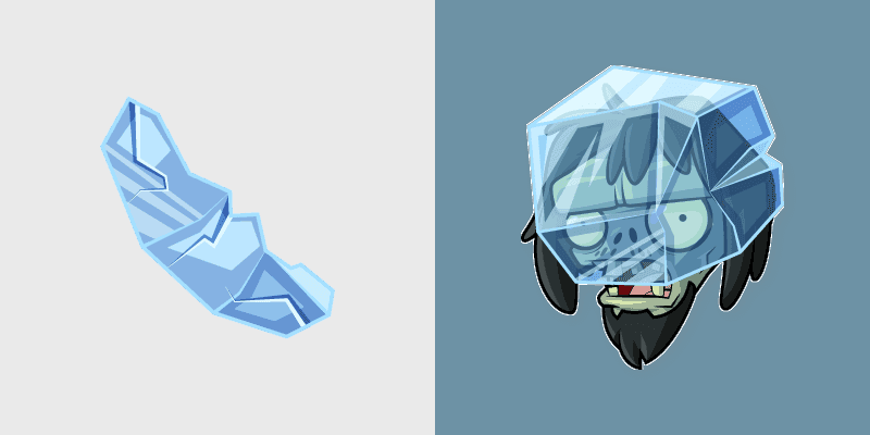 Plants vs. Zombies Cute Blockhead Cursor Pack