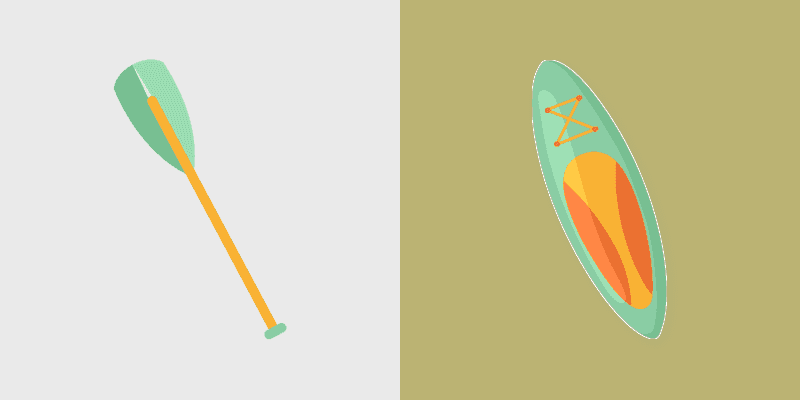 Cute Cursor Pack for Paddleboarding