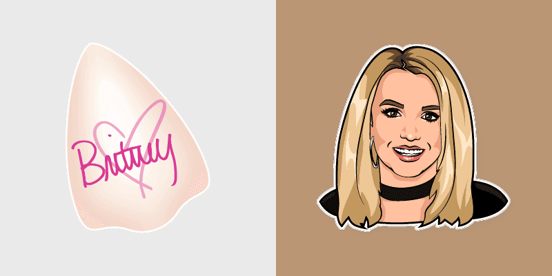 Cute Britney Spears Custom Cursor Pack