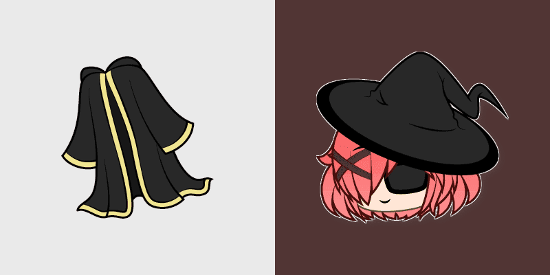 Custom Cute Cursor Pack: Rin & Cloak
