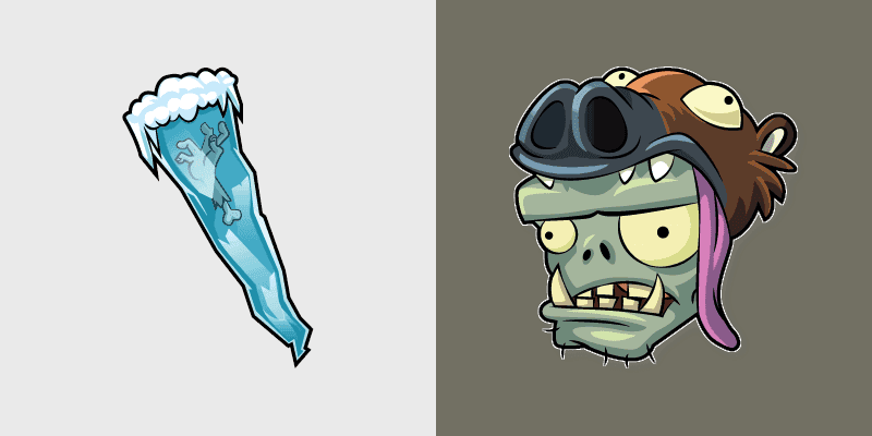 Cute Cursor Pack - PvZ Sloth Gargantuar & Icicle