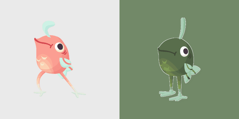 Custom Cute Ooblets Legsy Mouse Cursor