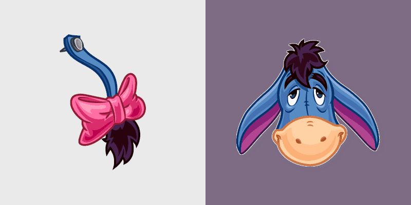 Custom Eeyore Cursor Pack