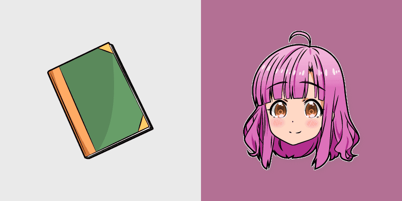 Custom Cursor Pack: School-Live! Megumi Sakura & Journal