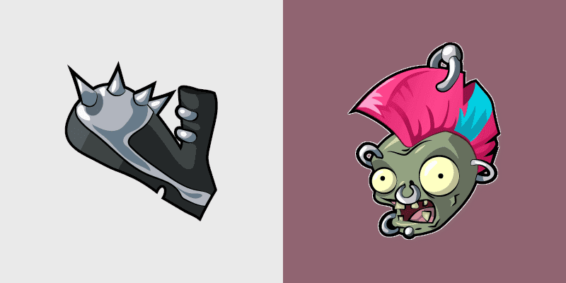 Cute Cursor Pack - Punk Zombie Theme