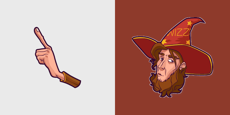 Rincewind Wizard Cute Cursor Pack