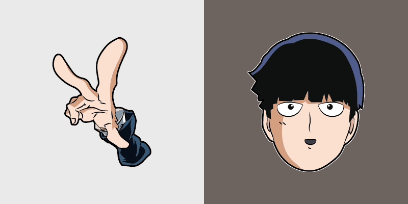 Custom Cursor - Mob Psycho 100 Shigeo Kageyama