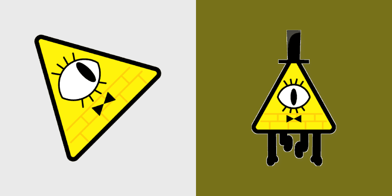 Gravity Falls Bill Cipher Cursor Pack