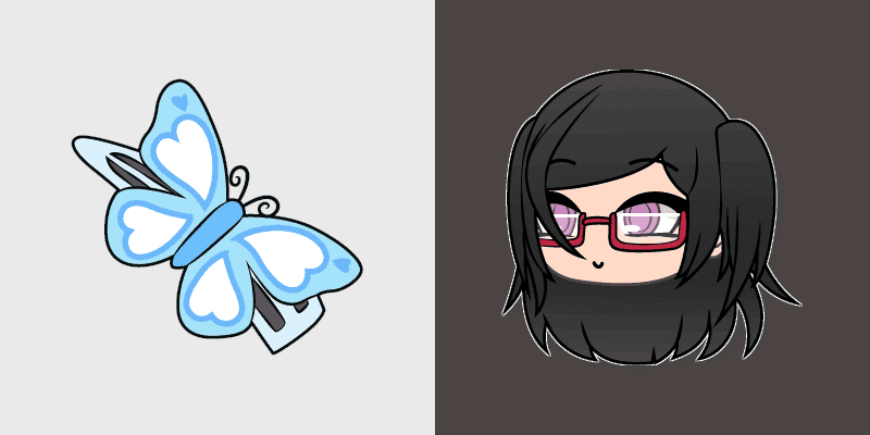 Cute Cursor Misty Butterfly Pack