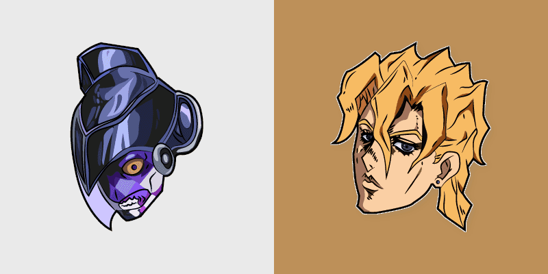Custom Cursor - JoJo's Bizarre Adventure Pannacotta Fugo & Purple Haze